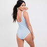 Powder Blue Backless One Piece