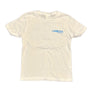 Grom Logo OG White W/ Blue Logo