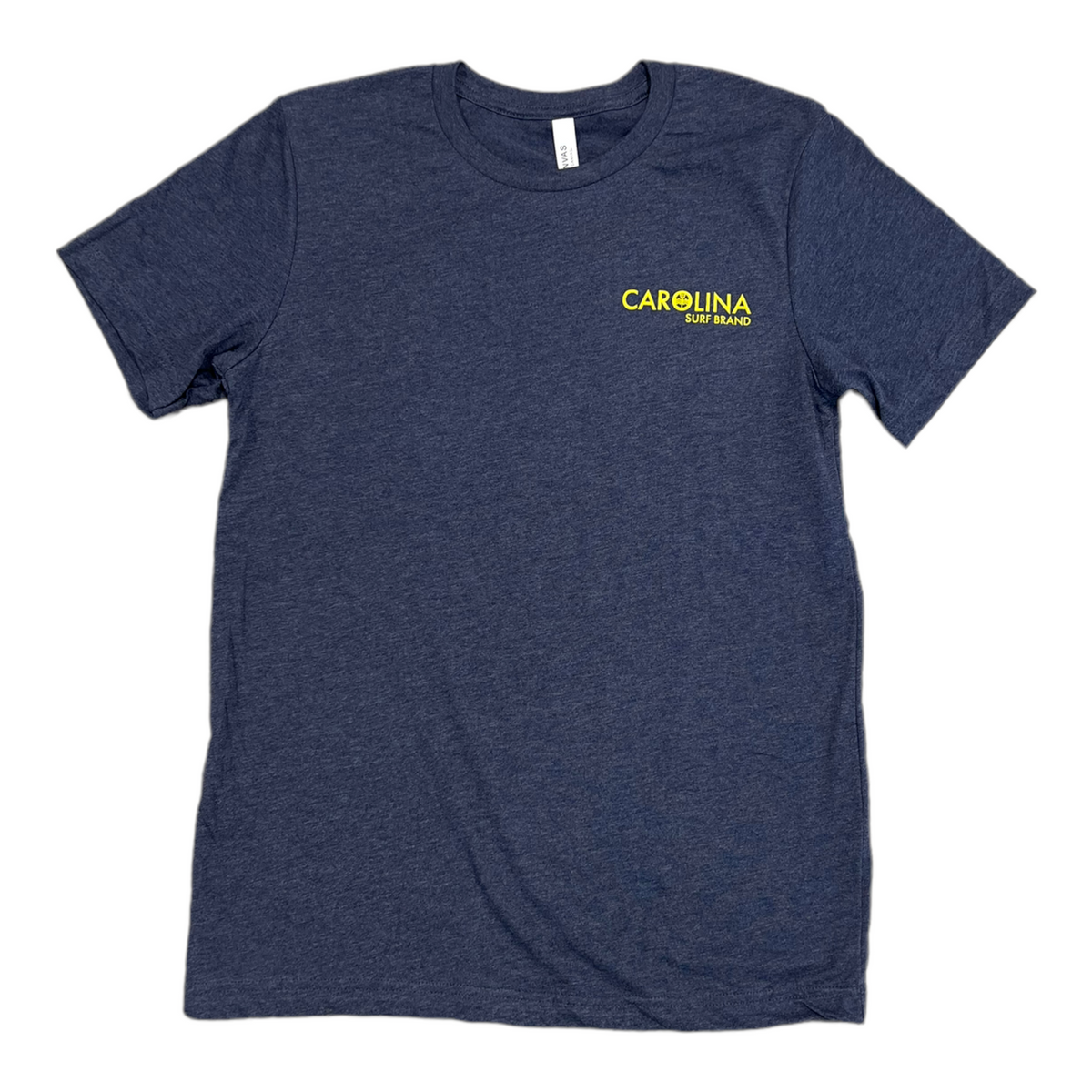 Logo OG Heathered Navy/Yellow Print Carolina Surf Brand