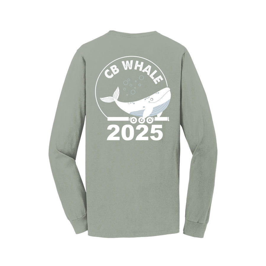 Carolina Beach Centennial Whale Long Sleeve Tshirt