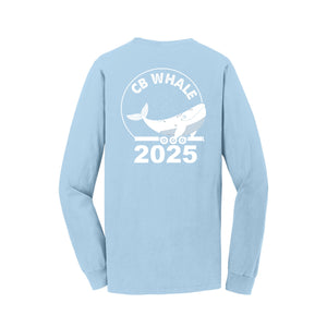 Carolina Beach Centennial Whale Long Sleeve Tshirt