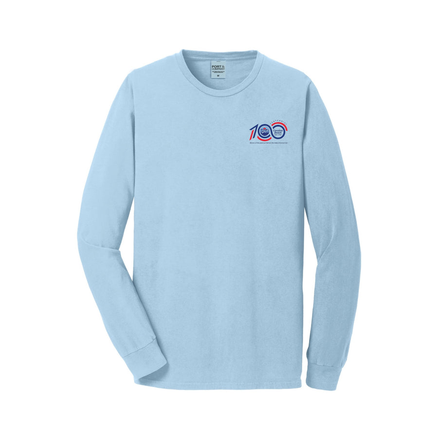 Carolina Beach Centennial Whale Long Sleeve Tshirt