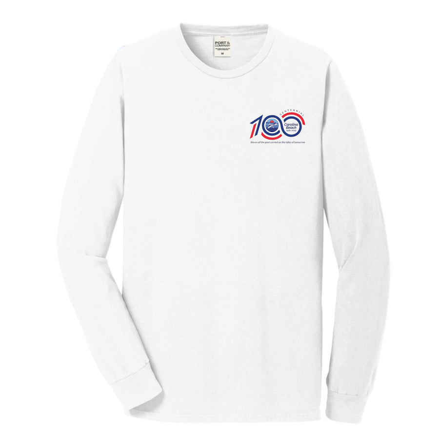 Carolina Beach Centennial Whale Long Sleeve Tshirt