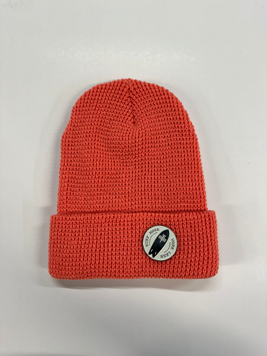 Surf More Pin Beanies