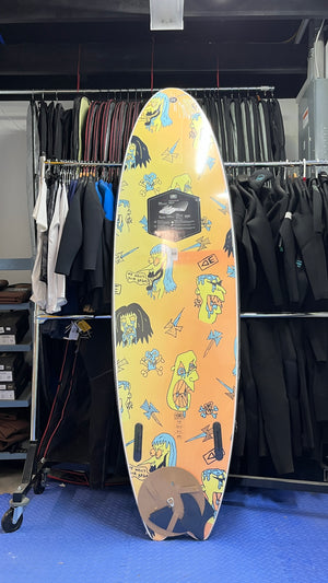 Ocean Earth Easy Rider Surfboard 7 foot Black