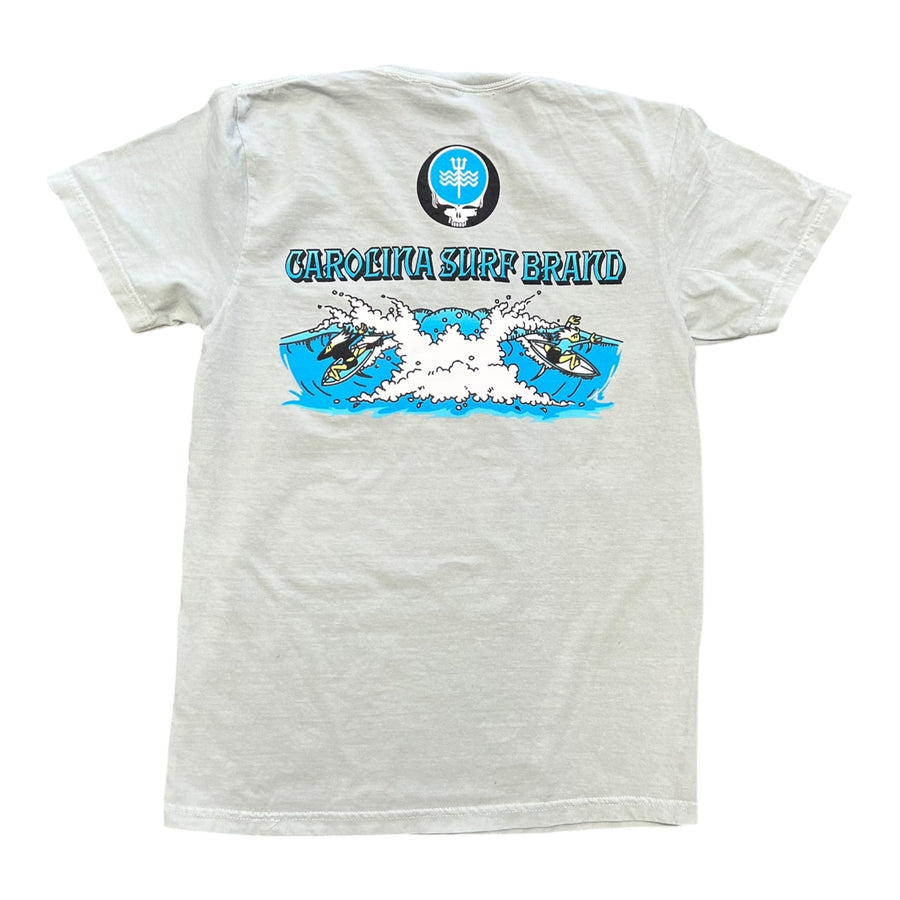 Wave of Gray Pocket Tee