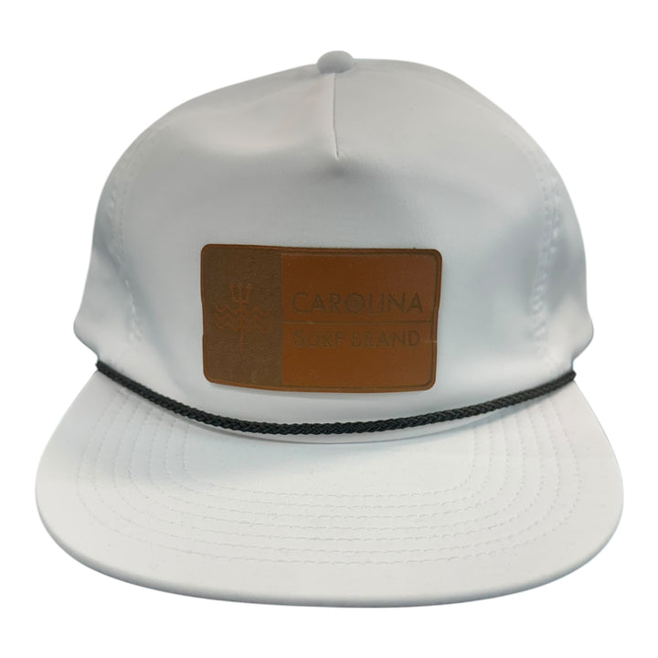 Leather Patch Cap'n  Hat