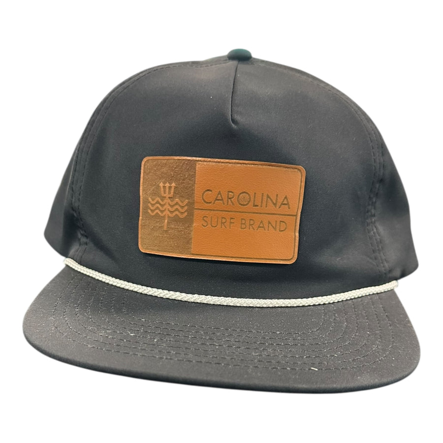 Leather Patch Cap'n  Hat