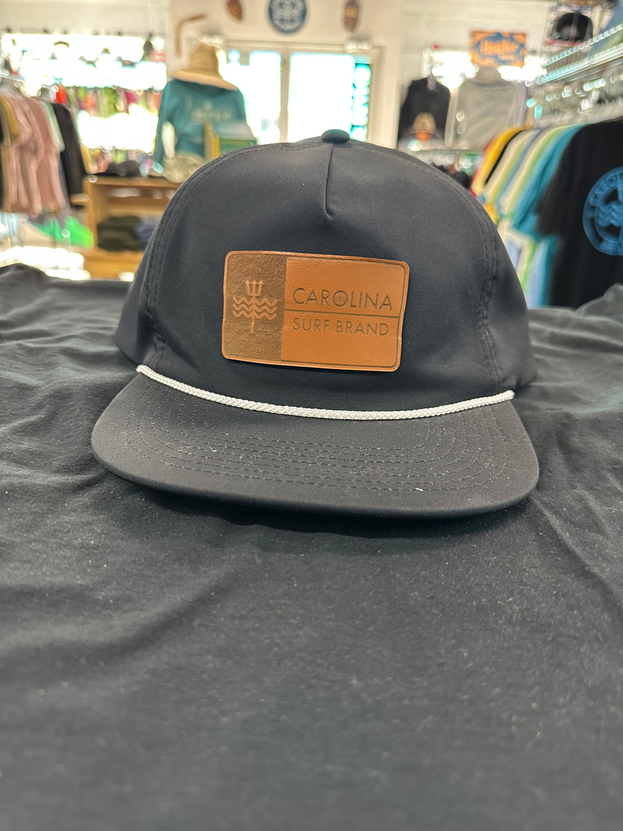 Leather Patch Cap'n  Hat