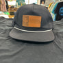 Leather Patch Cap'n  Hat