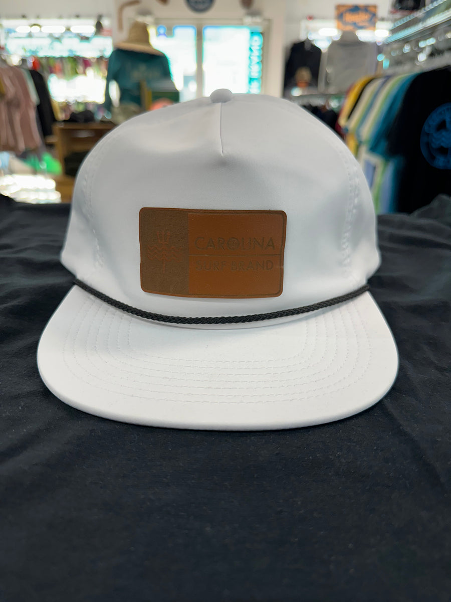 Leather Patch Cap'n  Hat
