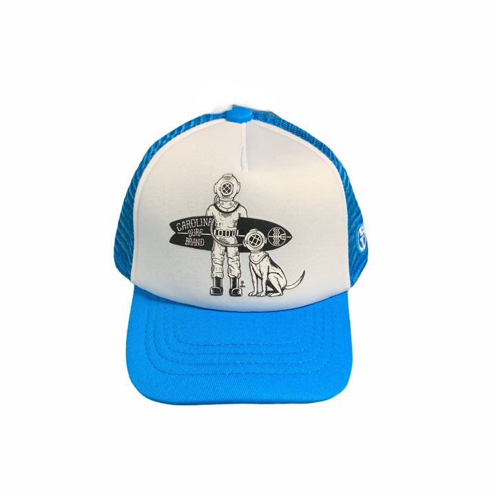 CSB Grom Truckers Hat DIVER DOG LOGO Super(5 to 10 years)